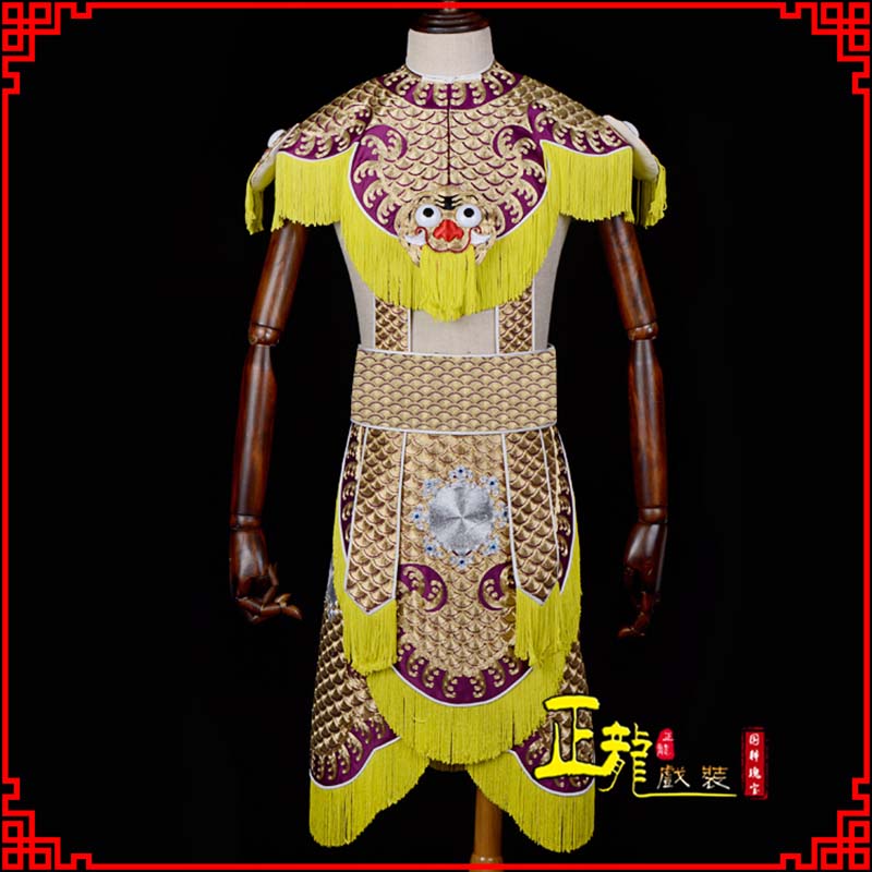 民乐武将士兵云肩鱼鳞侉子